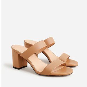 JCrew Lucie Double-Strap Block Heel Sandals - 8.5